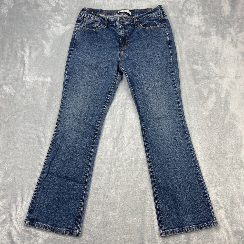 Levi's 515 Bootcut Jeans Womens 12S (31x29) Blue Denim Mid-Rise Red Tab Outdoor‎